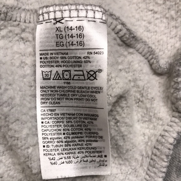 Old Navy Hoodie (14/16) - Picture 5 of 6